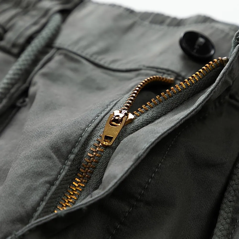 Men's Regular Fit Cargo Shorts Summer Cotton Large Pockets Work Shorts