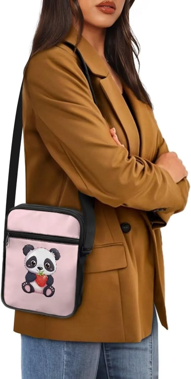 Messenger Bag Vintage Ladies Handbags Cross Body Designer Polyester Purse with Front Pockets
