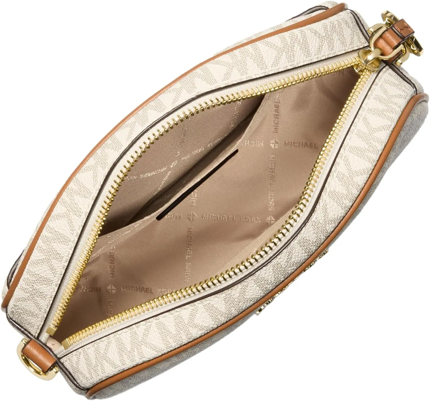 Michael Kors Jet Set Charm Small Oval Camera Crossbody Bag