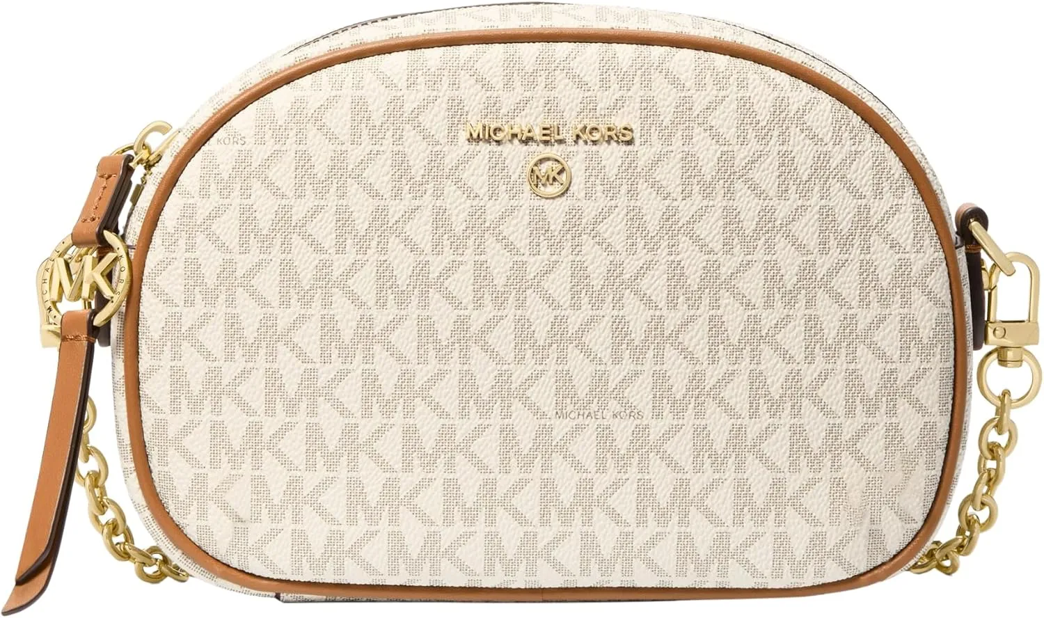 Michael Kors Jet Set Charm Small Oval Camera Crossbody Bag