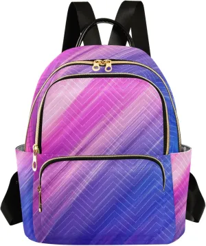 Mini Backpack Purse for Women, Blurred Background Travel Bag Casual Daypack Shoulder Bag