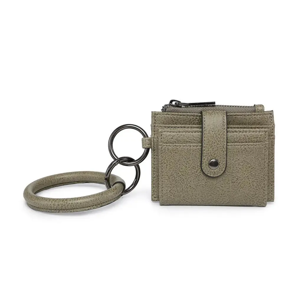 Mini Snap Wallet w/ Ring