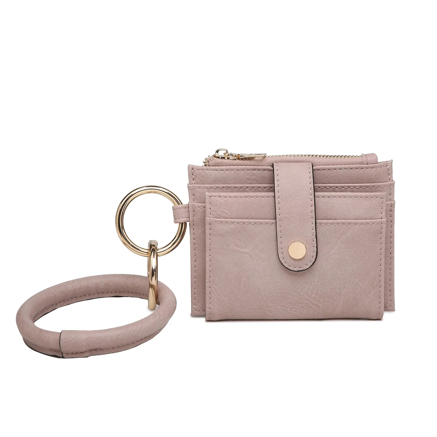 Mini Snap Wallet w/ Ring