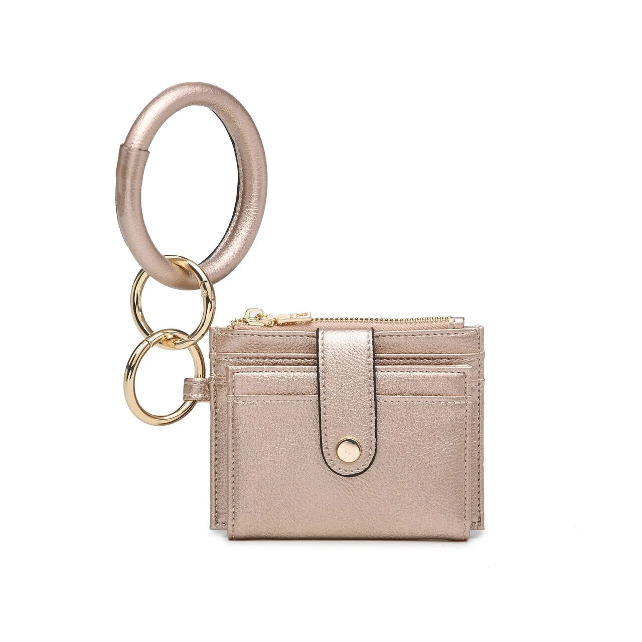 Mini Snap Wallet w/ Ring