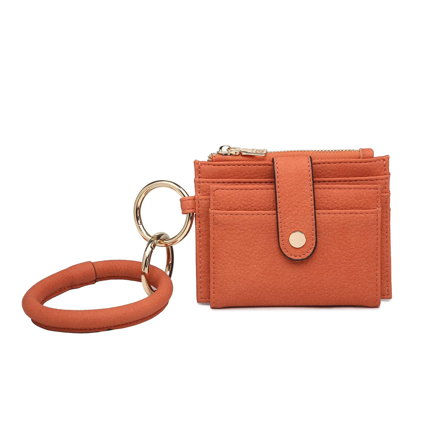 Mini Snap Wallet w/ Ring