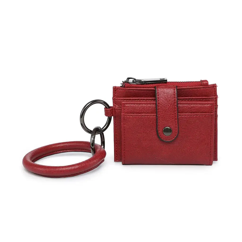Mini Snap Wallet w/ Ring