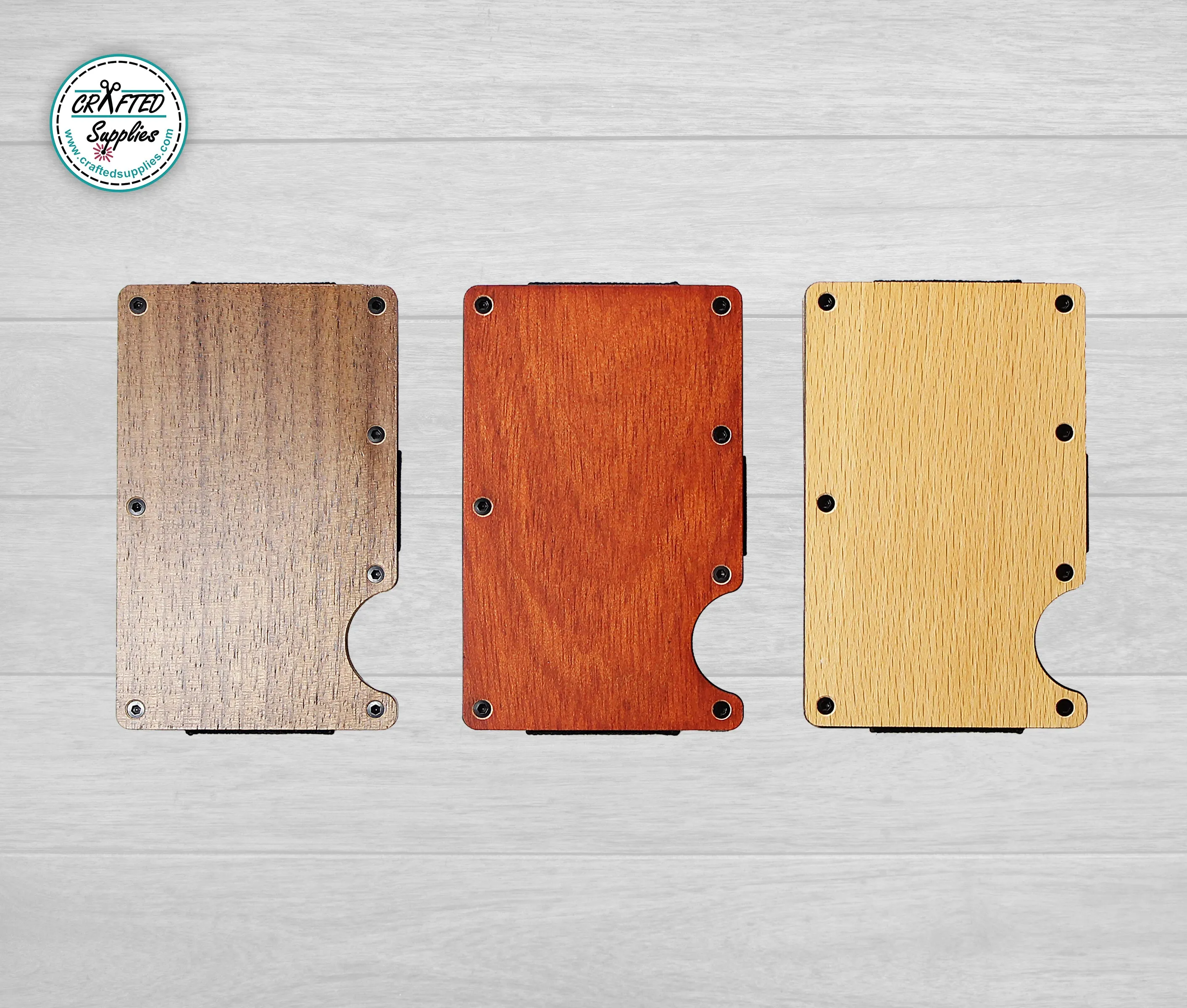 Minimalist RFID Wood Wallet