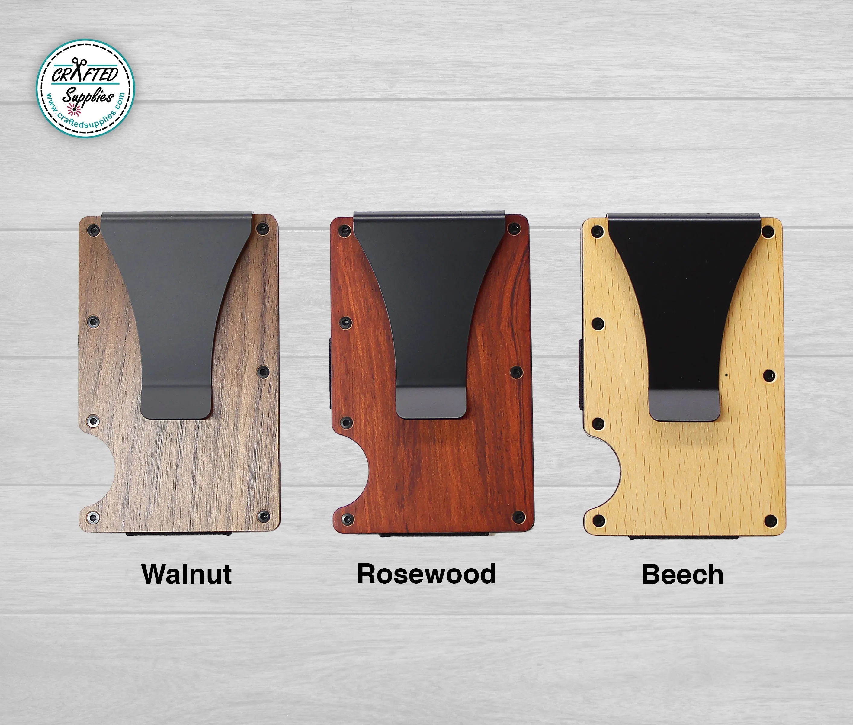 Minimalist RFID Wood Wallet