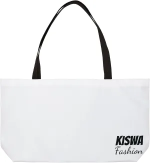Minimalist Weekender Tote Bag, Chic Travel Bag, Stylish Beach Tote, Eco-Friendly Carryall, KISWA Fashion