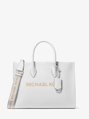 Mirella Medium Pebbled Leather Tote Bag