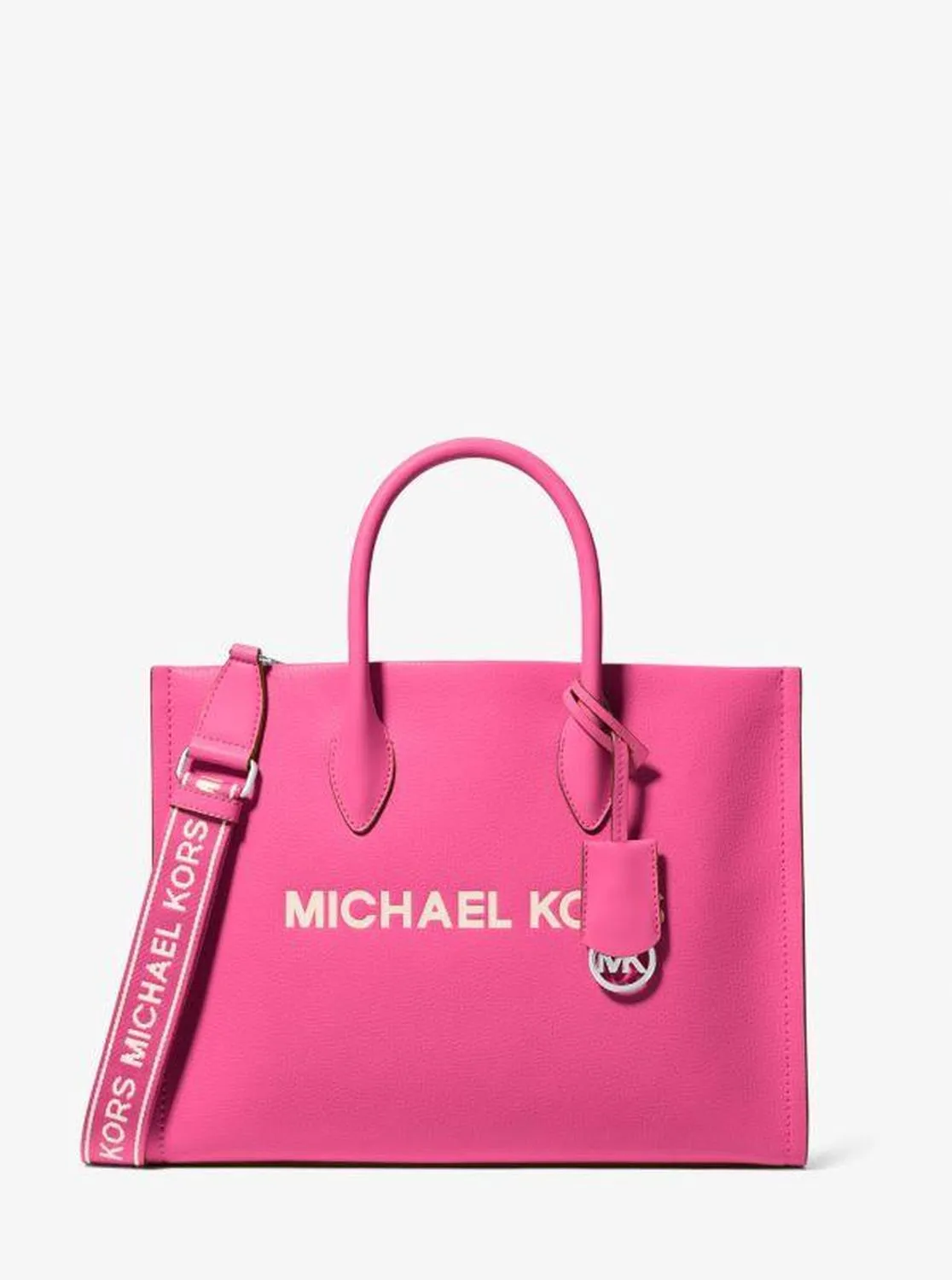 Mirella Medium Pebbled Leather Tote Bag
