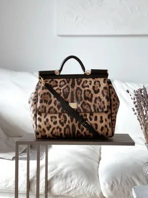 Miss Sicily Leopard Print Bag