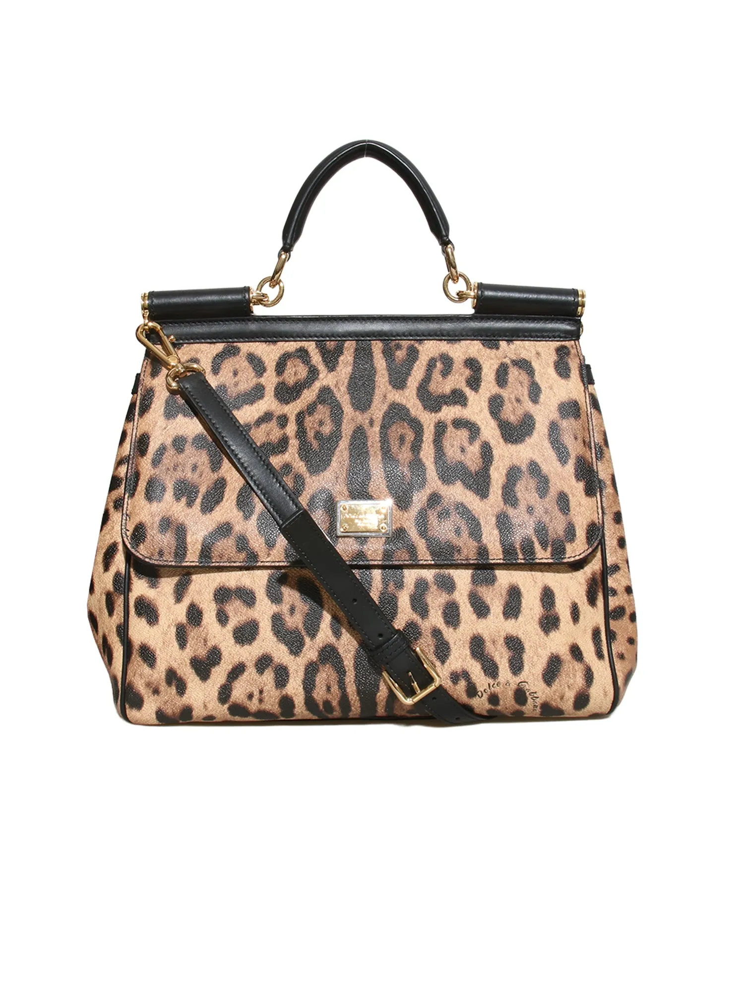 Miss Sicily Leopard Print Bag