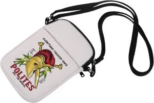 MNIGIU Greek Musical Inspired Polites Gift Greek God Quote Crossbody Bag Greek Mythology Gift Ancient Greece God Gift
