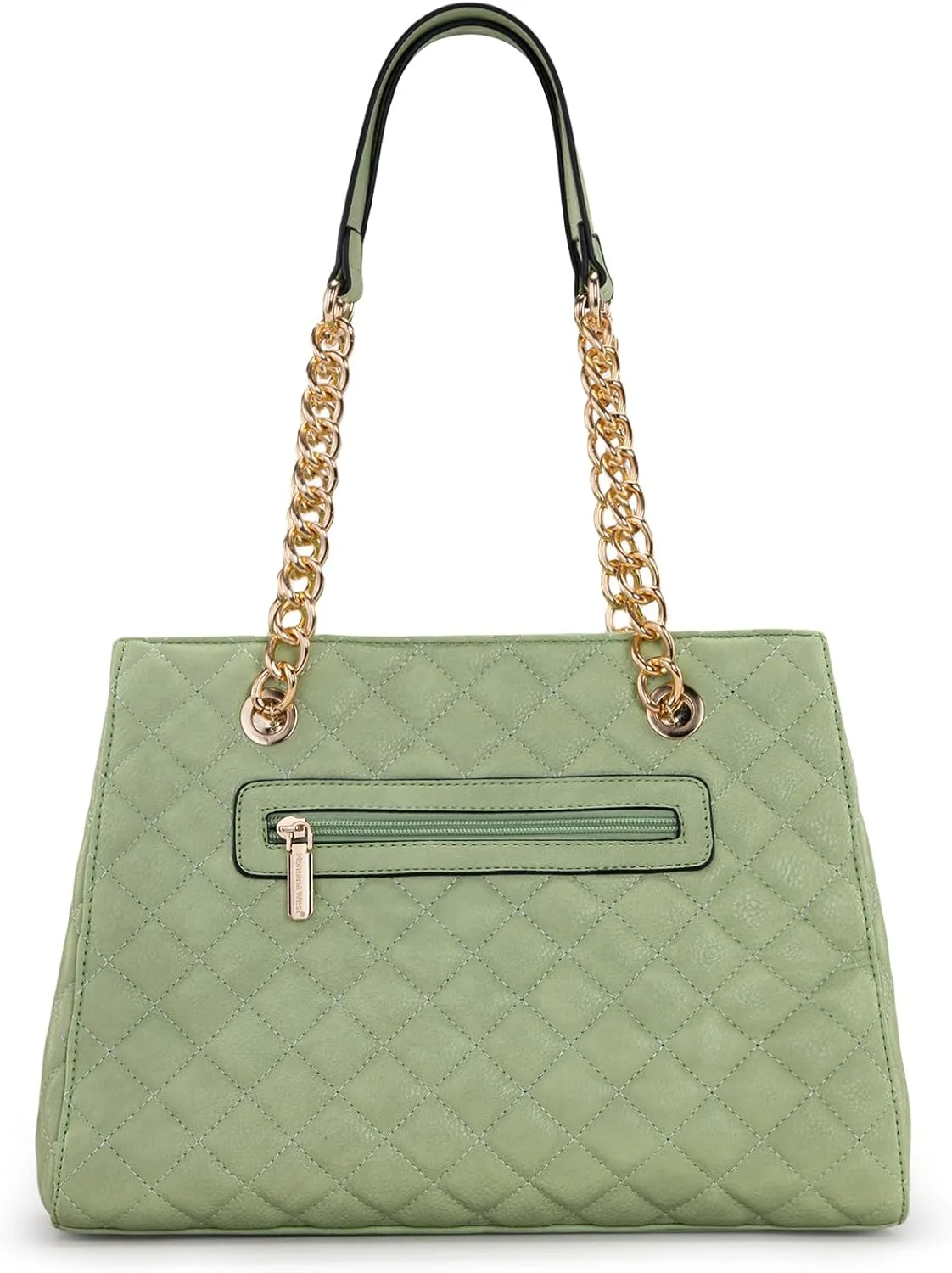 Montana West MEDIUM Tote Bag for Women Quilted Chain Handbags Shoulder Purse
