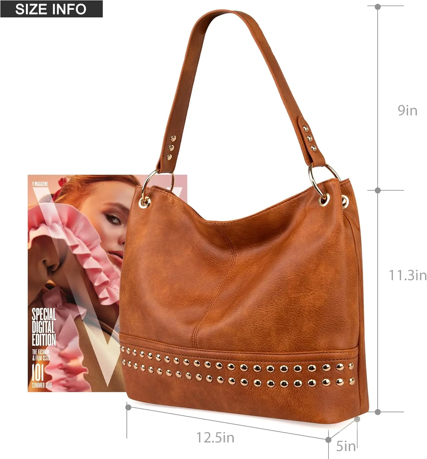 Montana West Purses for Women Hobo Shoulder Handbags with Zipper