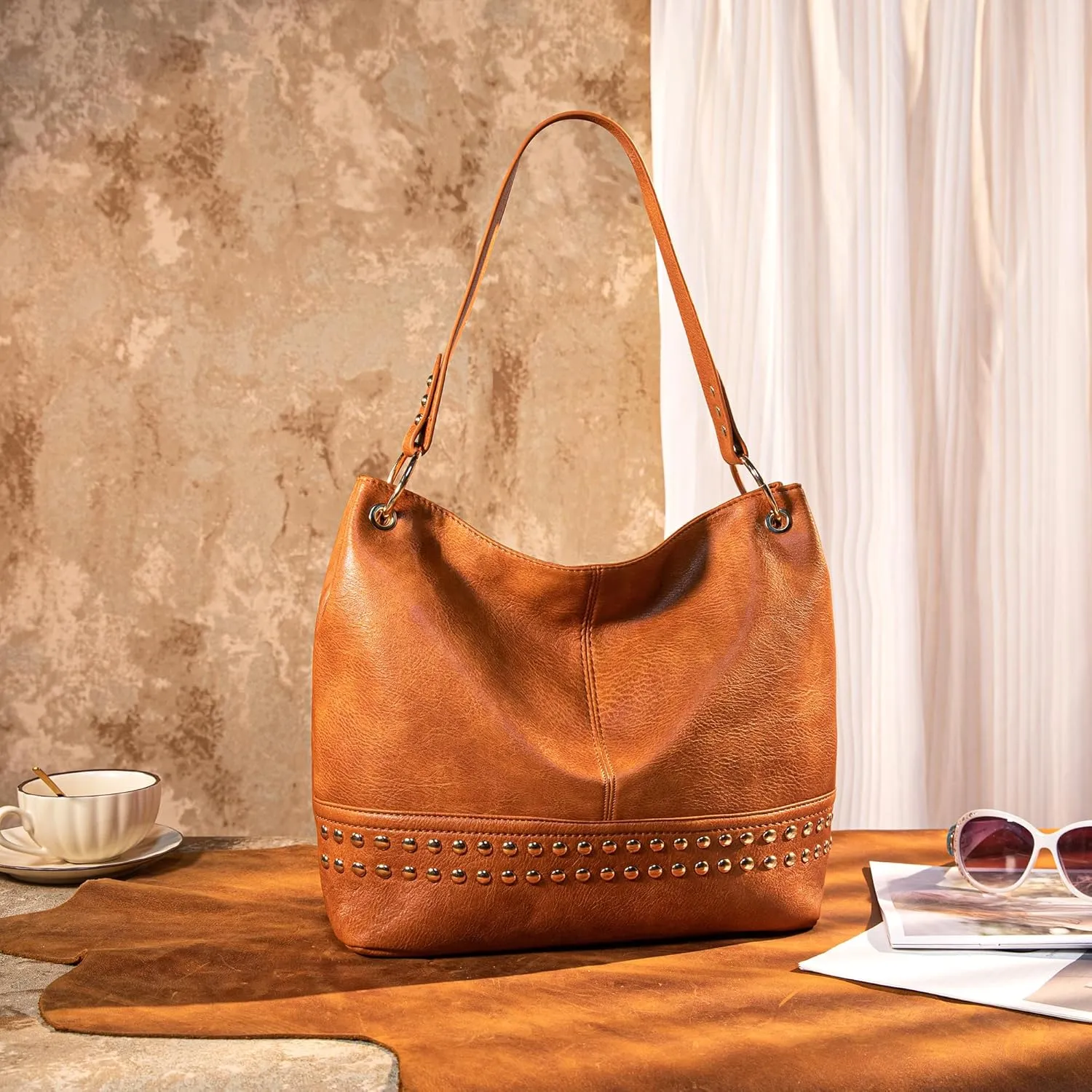 Montana West Purses for Women Hobo Shoulder Handbags with Zipper