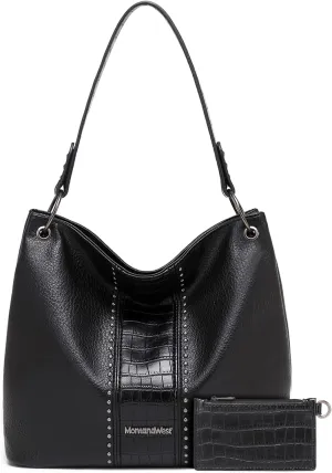 Montana West Purses for Women Hobo Shoulder Handbags with Zipper