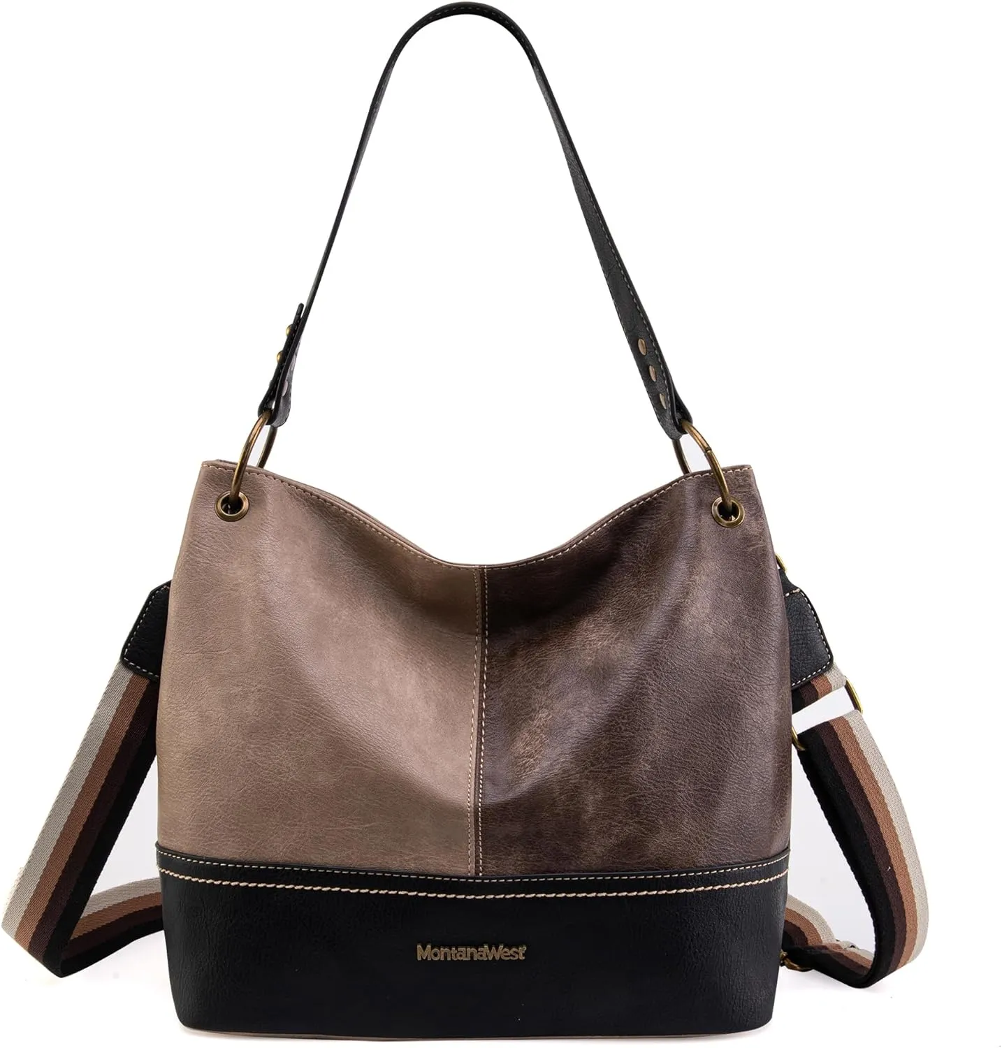 Montana West Purses for Women Hobo Shoulder Handbags with Zipper