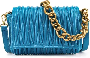 Montana West Quilted Handbags for Women Crossbody Bags Trendy Small Purses and Top Handle Handbags