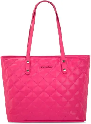 Montana West Quilted Tote Bag for Women Large Shoulder Bag Fashion Handbags with Top Zipper