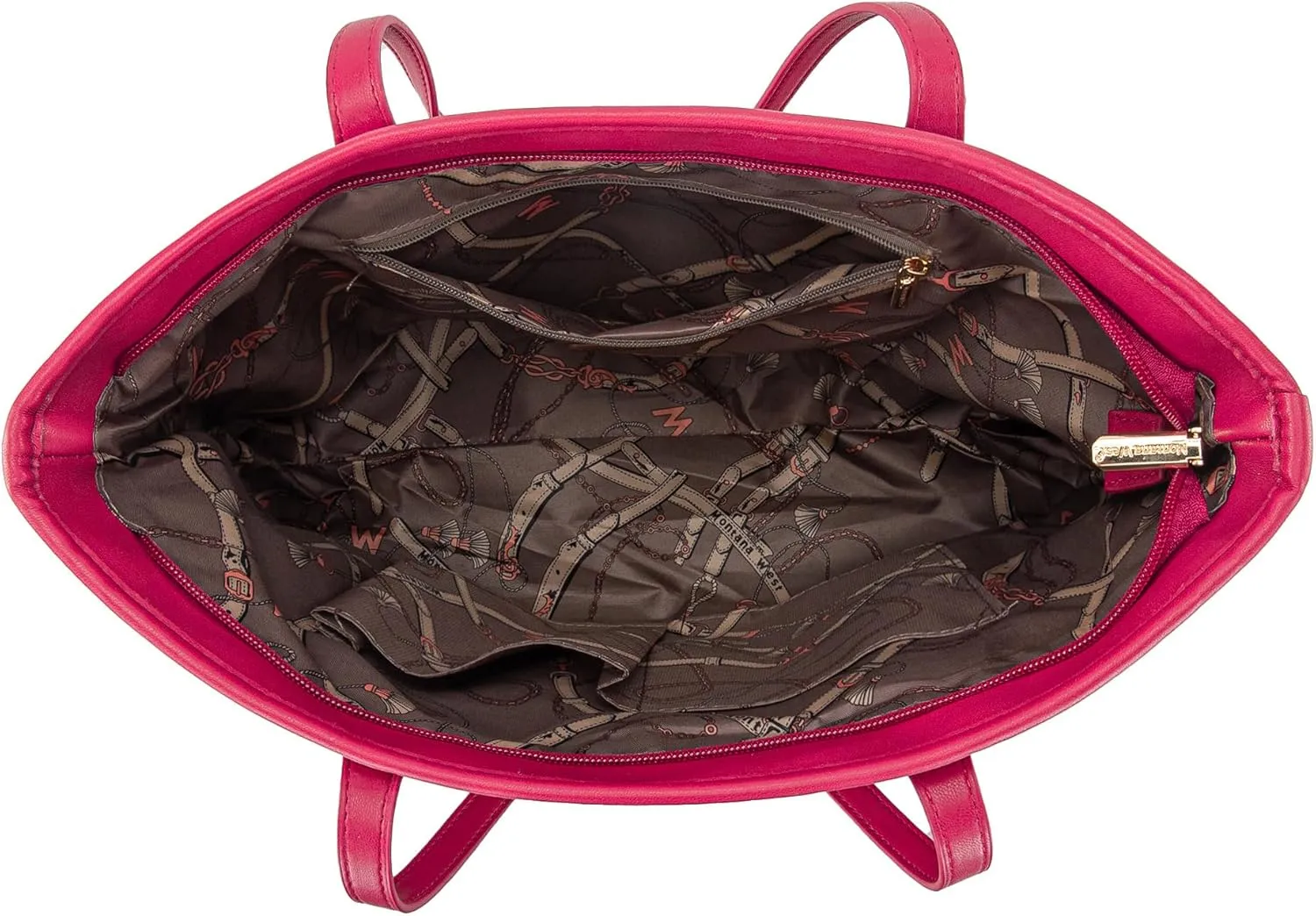 Montana West Quilted Tote Bag for Women Large Shoulder Bag Fashion Handbags with Top Zipper