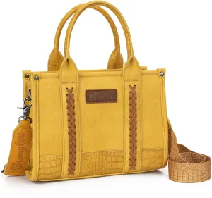 Montana West × Wrangler Tote Bag for Women Western Cow Print Purse Designer Top Handle Handbags