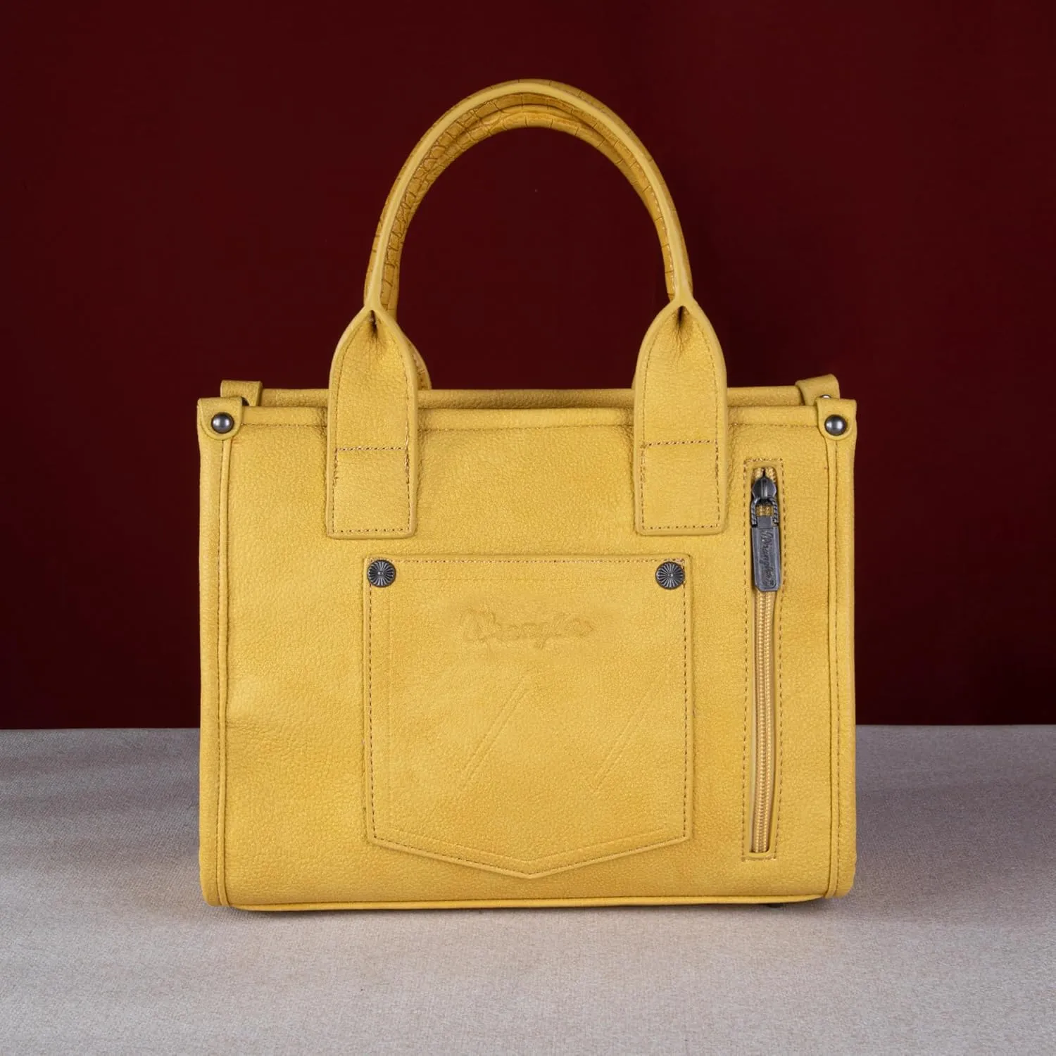 Montana West × Wrangler Tote Bag for Women Western Cow Print Purse Designer Top Handle Handbags