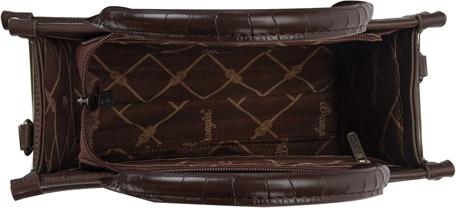 Montana West × Wrangler Tote Bag for Women Western Cow Print Purse Designer Top Handle Handbags