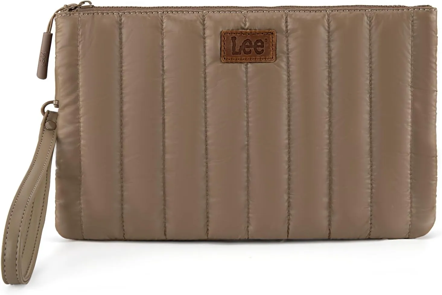 Montana West x Lee Large Wristlet Purse for Women Quilted Puffer Clutch Slim Wallet Handbags Holder Cell Phone Organizer