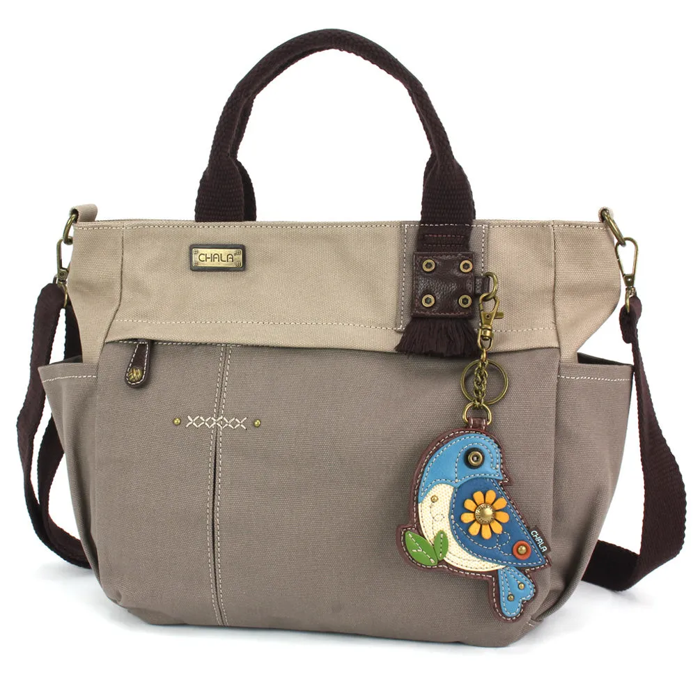 Multi Pocket Tote - Blue Bird