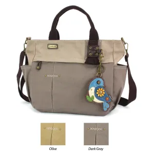 Multi Pocket Tote - Blue Bird