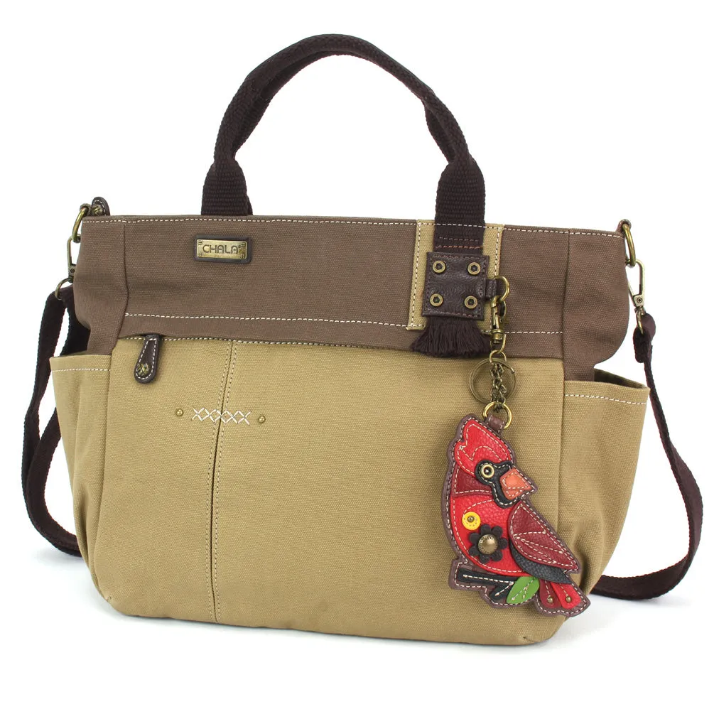 Multi Pocket Tote - Cardinal