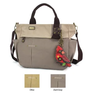 Multi Pocket Tote - Cardinal
