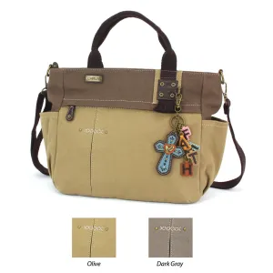 Multi Pocket Tote - Charming Charms Cross FAITH