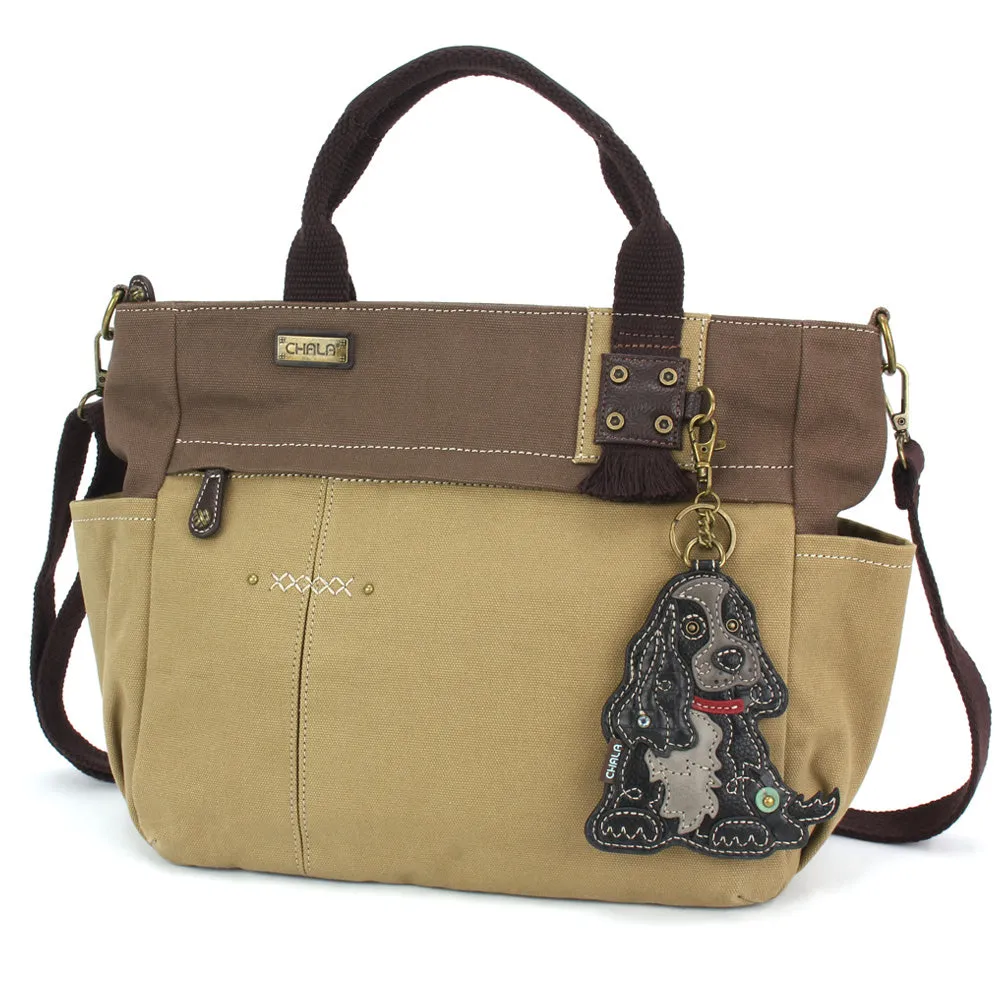 Multi Pocket Tote - Cocker Black