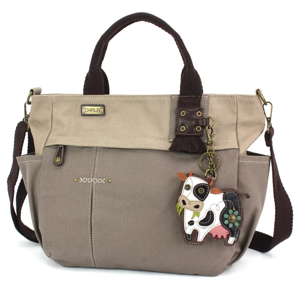 Multi Pocket Tote - Cow
