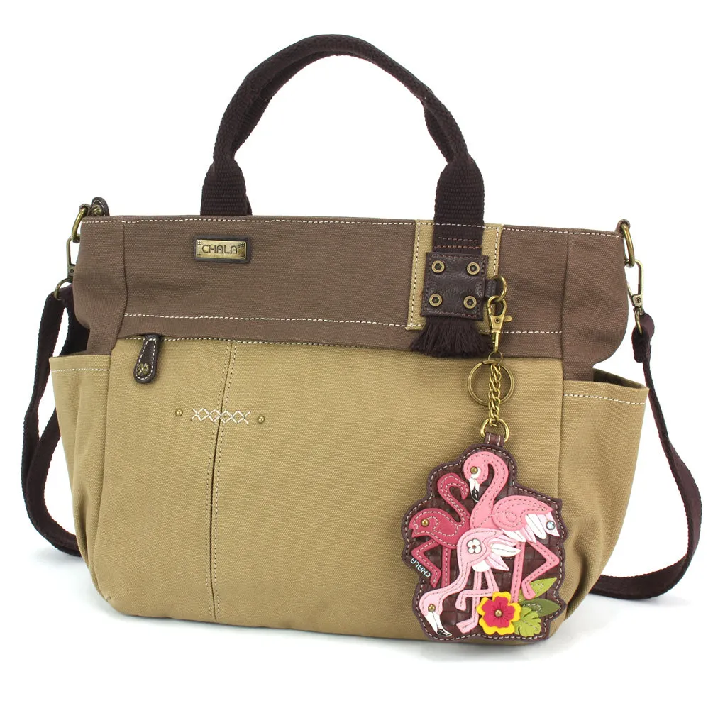 Multi Pocket Tote - Flamingo Group