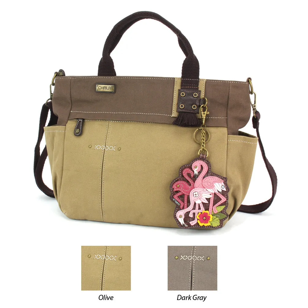 Multi Pocket Tote - Flamingo Group