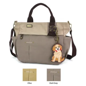 Multi Pocket Tote - Golden Retriever
