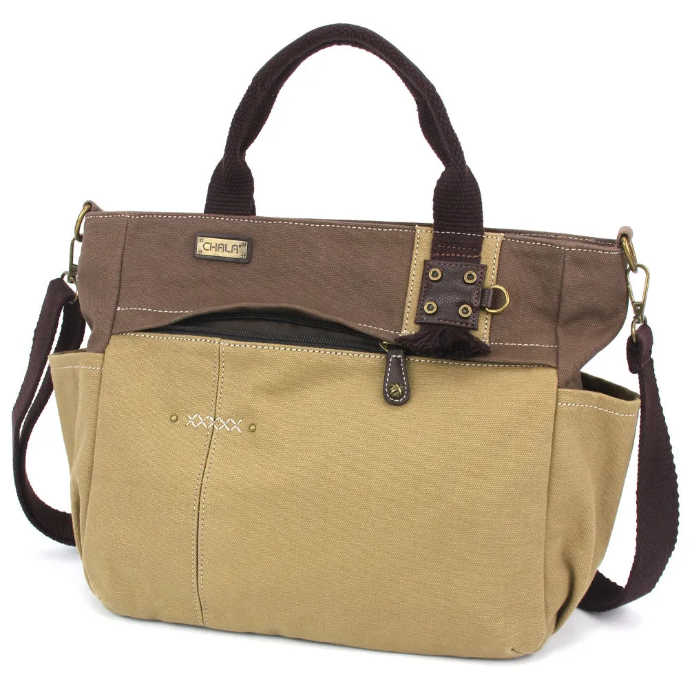 Multi Pocket Tote - Golden Retriever