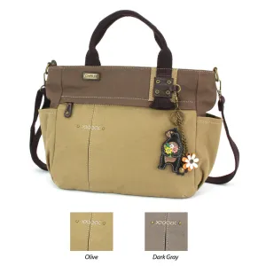 Multi Pocket Tote - Mini Keychain Bear