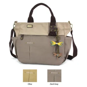 Multi Pocket Tote - Mini Keychain Dragonfly Yellow
