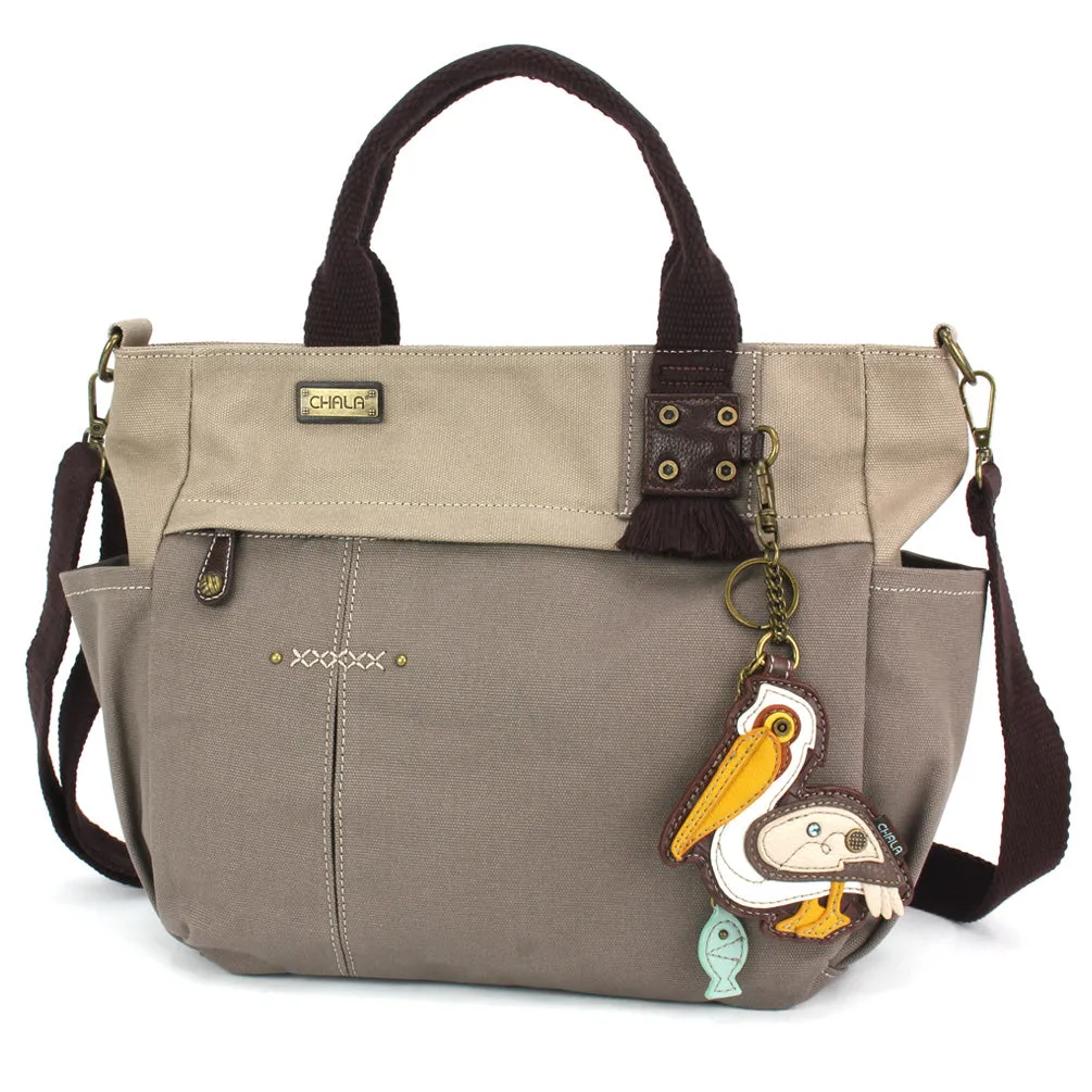 Multi Pocket Tote - Pelican