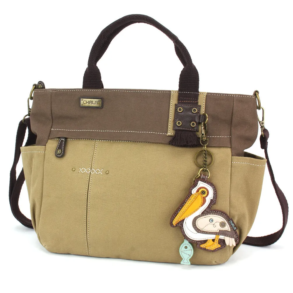 Multi Pocket Tote - Pelican