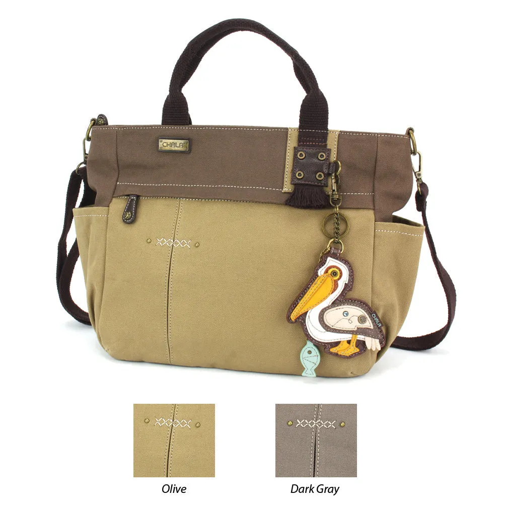 Multi Pocket Tote - Pelican