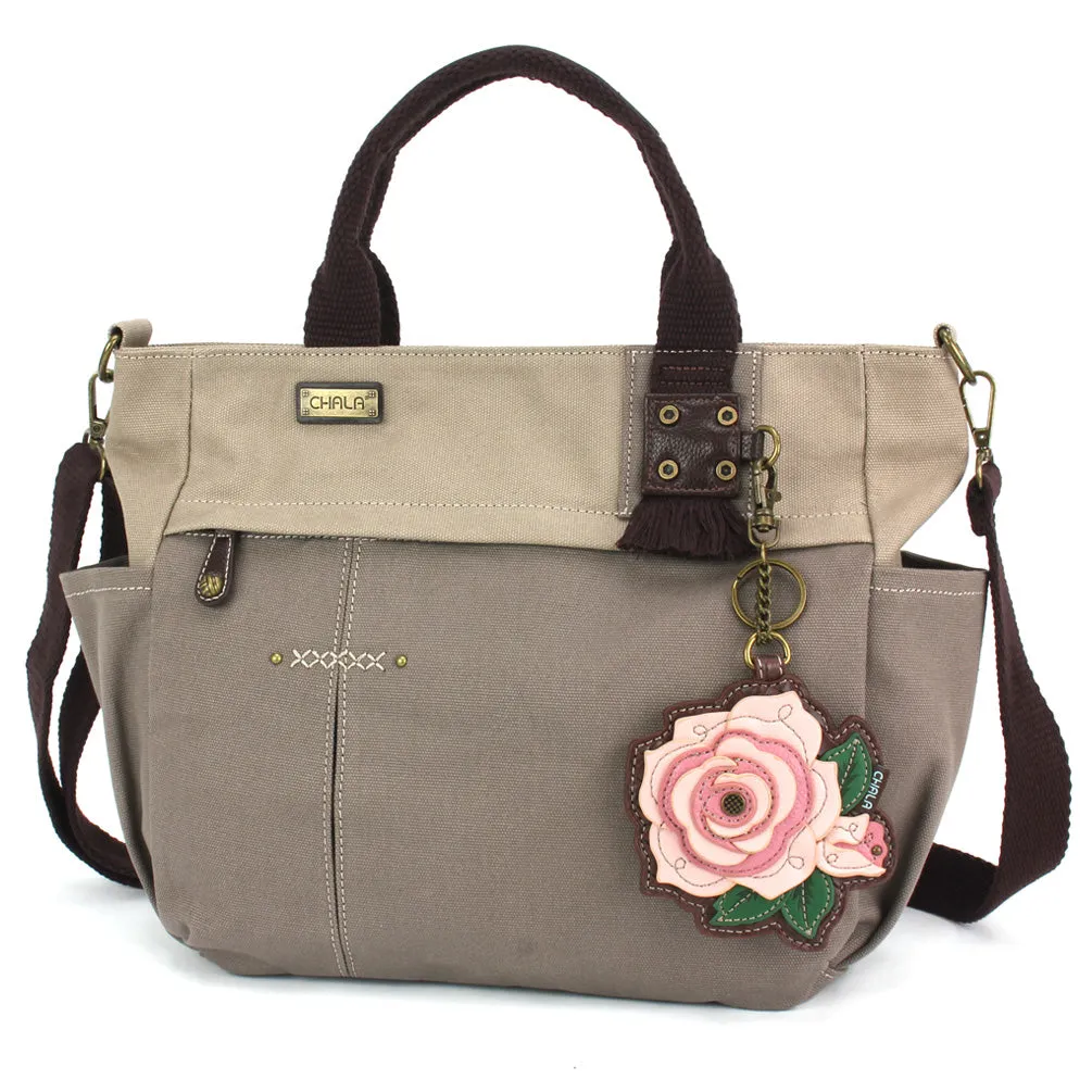 Multi Pocket Tote - Rose Pink