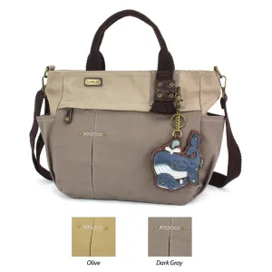 Multi Pocket Tote - Whale Family