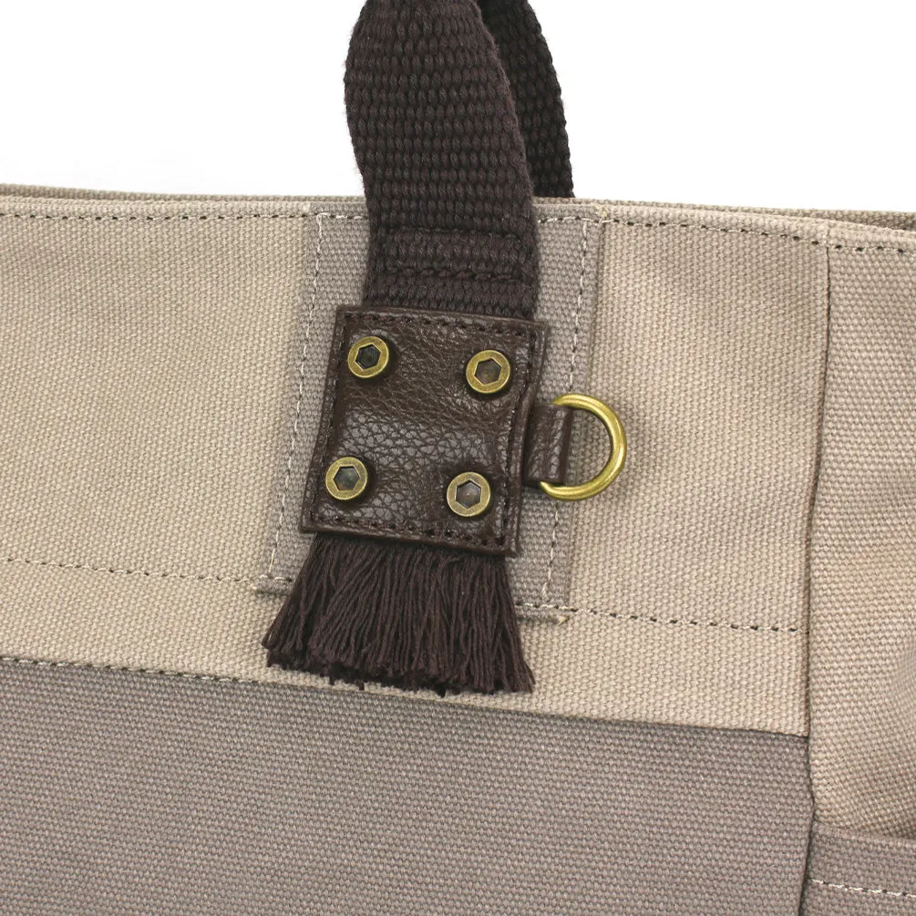Multi Pocket Tote - Whale Family