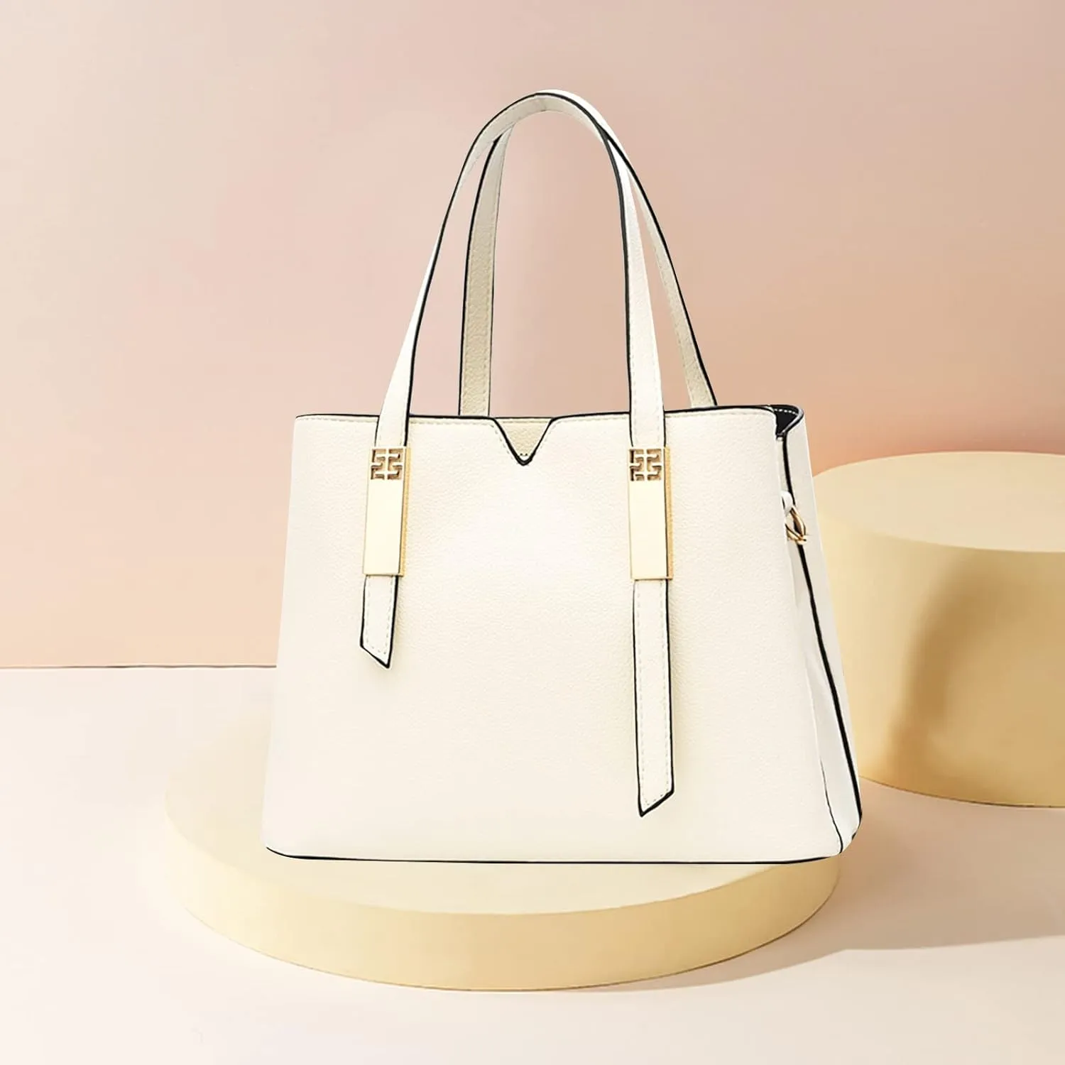 NICOLE & DORIS Handbags for Women Elegant Shoulder Bags Top Handle Bag Tote Ladies Crossbody Bags PU Leather Work Bag